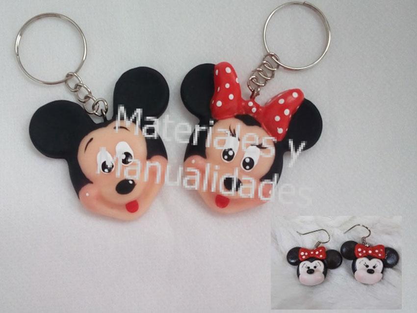 Molde en Silicona mmickey o minnie prendedor escolar