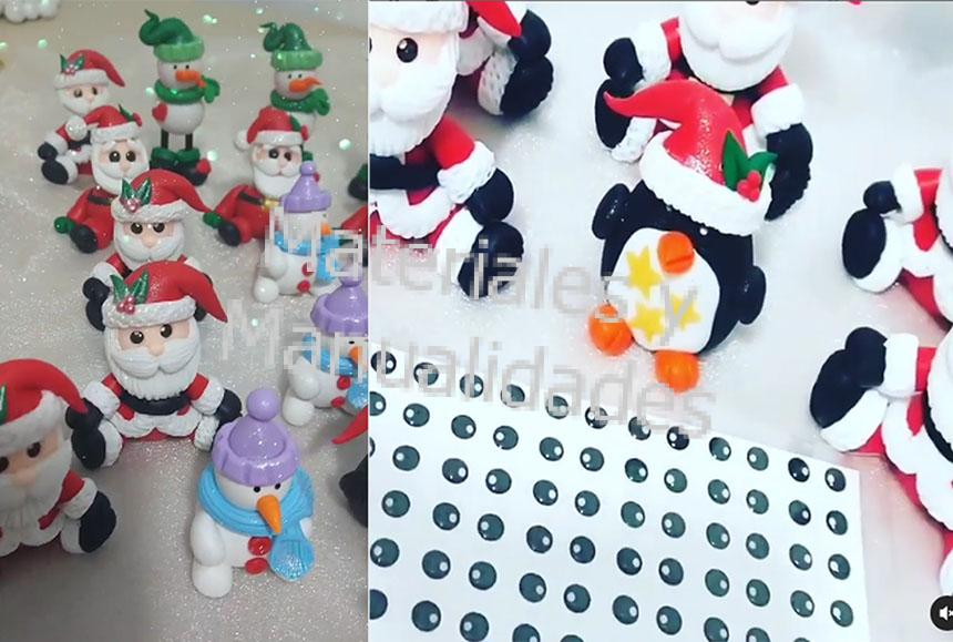 Ojos adhesivos 5mm para muñecos toppers en pasta papel y eva