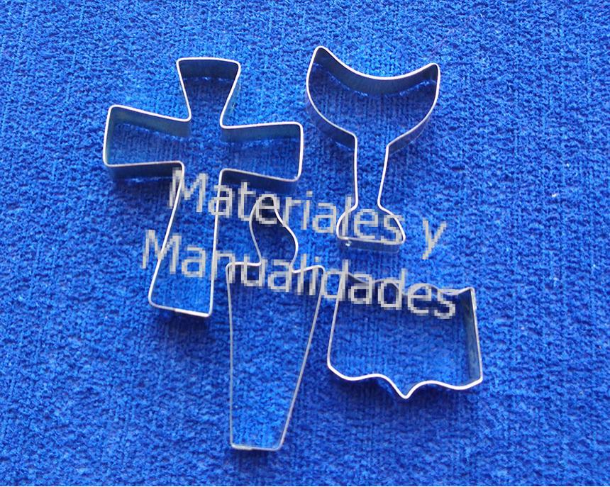 Cortador recordatorios mini primera comunión Bautizo porcelanicrón pas