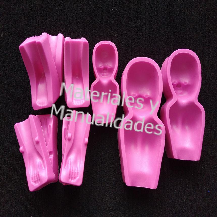 Set completo Molde en silicona Busto de muñecas brazos y piernas