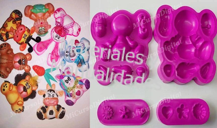 Set termoformas para goma eva Figuras Multiusos foamy