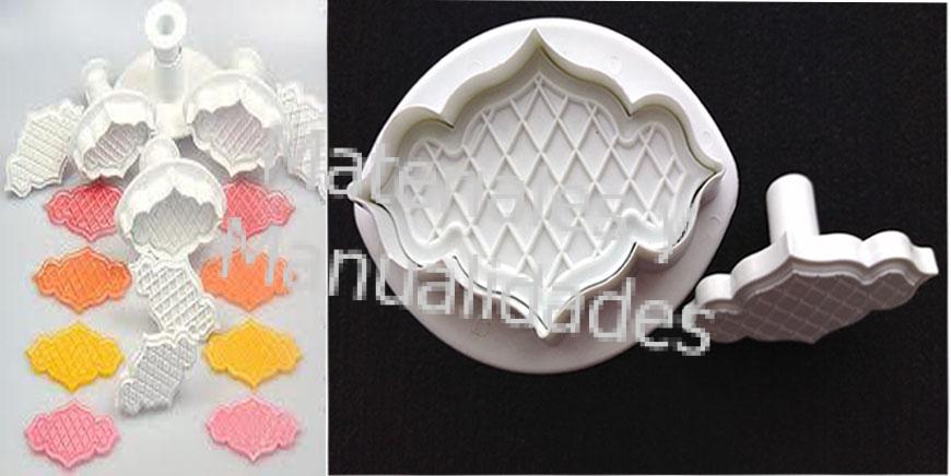 Molde Cortador vintage expulsor y marcador para galletas 2pz