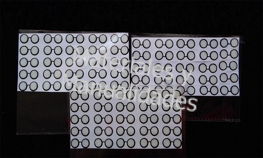 gafas adhesivas mirabel animados disney sticker