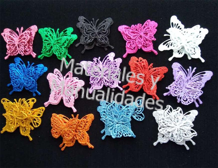 Figuras en foamy Mariposas escarchadas para decorar manualidades