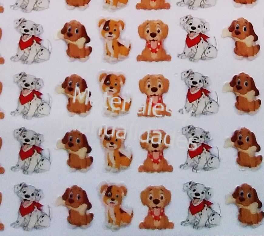 Sticker adhesivos pines de mascota cachorros perritos 10pz