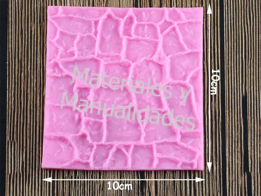 Molde silicona textura piedra para muffin cupcake tortas fondant babyshower