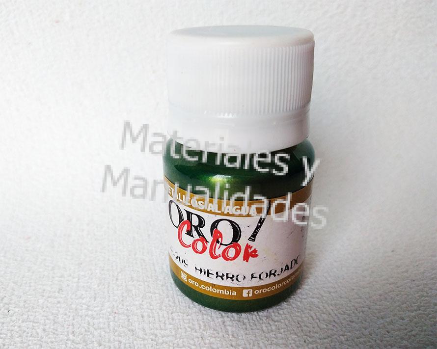 Pintura metalizada para artes ceramica papel manualidades
