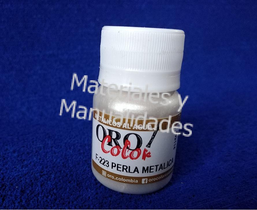 Pintura metalizada perla Metálico para arte y manualidades de 30ml