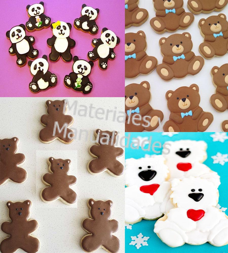 Cortador de osos mimosos para decorar galletas pasteles tortas