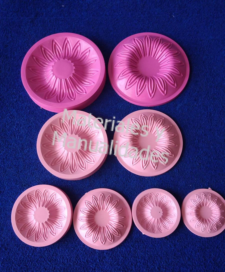Moldes Para foamy Girasol de 10 cm Manualidades En Fomy Arreglos Florales
