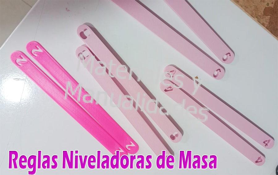 regletas niveladoras de masa, liston nivelador de masas, varillas plasticas para nivelar masa