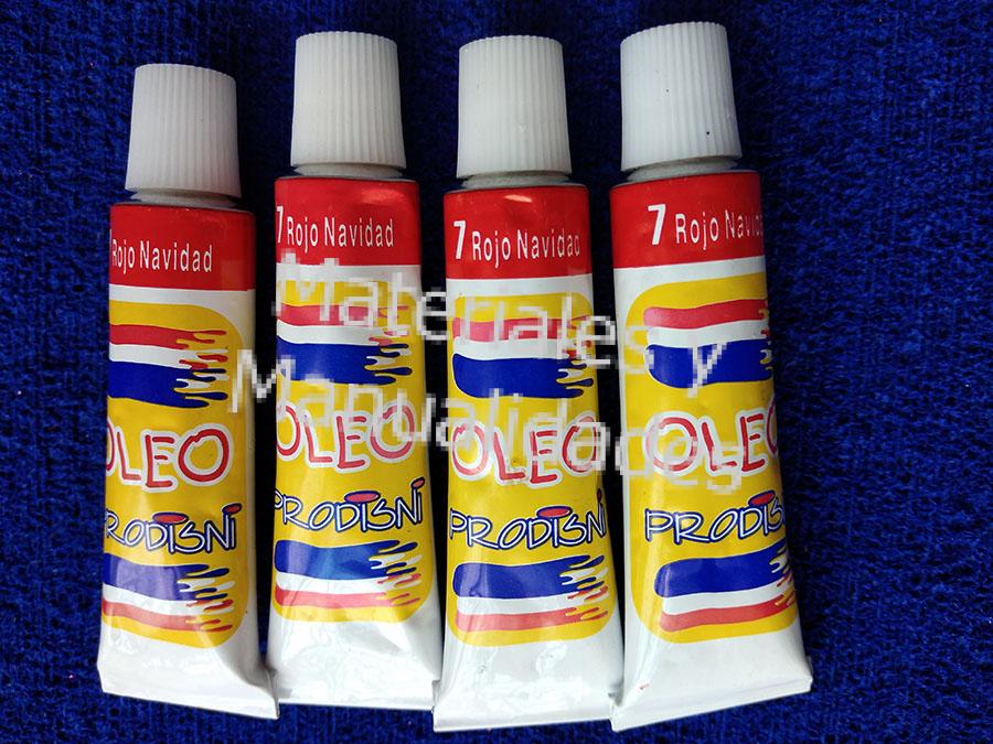 oleos colores  navidad fluorescentes para pintura porcelanicron