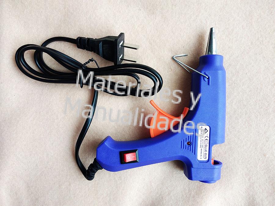Pistola electrica Pequeña  punta larga para silicona caliente