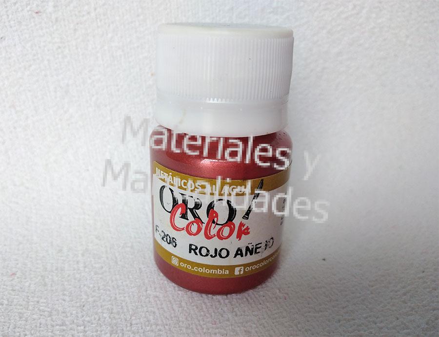 Oro pintura metalizada para artes ceramica papel manualidades