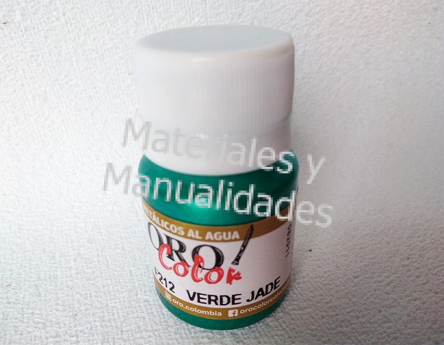 Pintura metalizada para artes ceramica papel manualidades