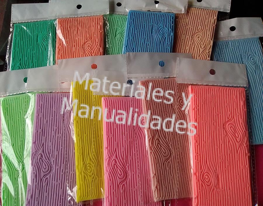 Molde Plantilla en silicona forma de tronco corteza de madera para decorar fondan