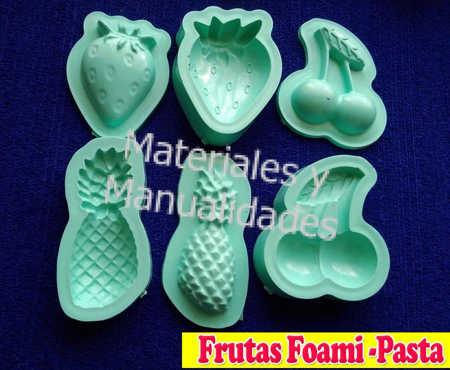 Molde para fomi frutas cereza fresa piña termoforma para goma eva foamy