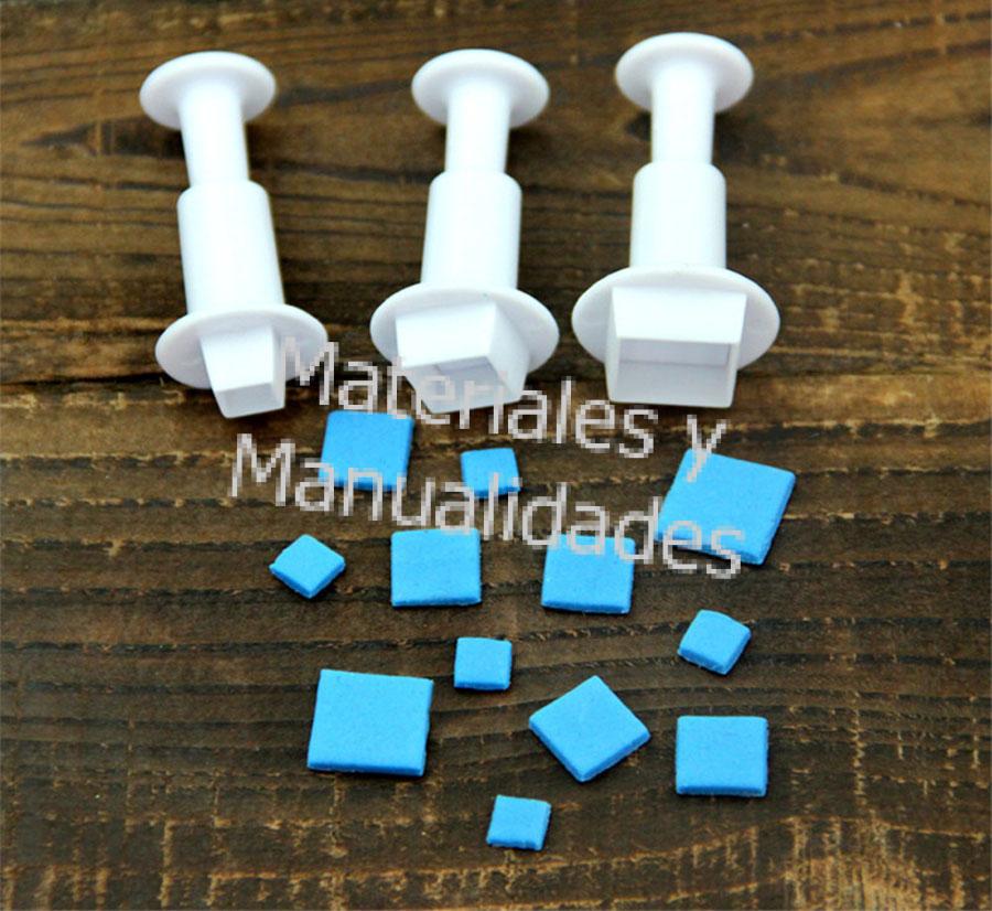 Set Moldes de cuadro para decorar pasteles tortas porcelanicron