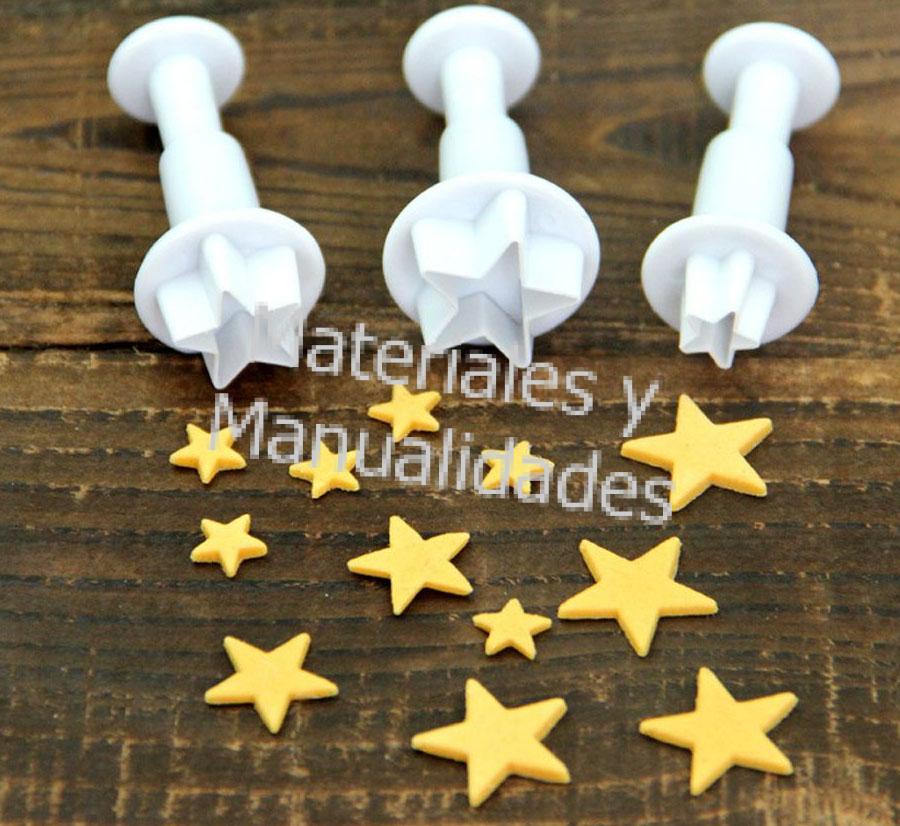 expulsor de estrellas para fondant estrellas