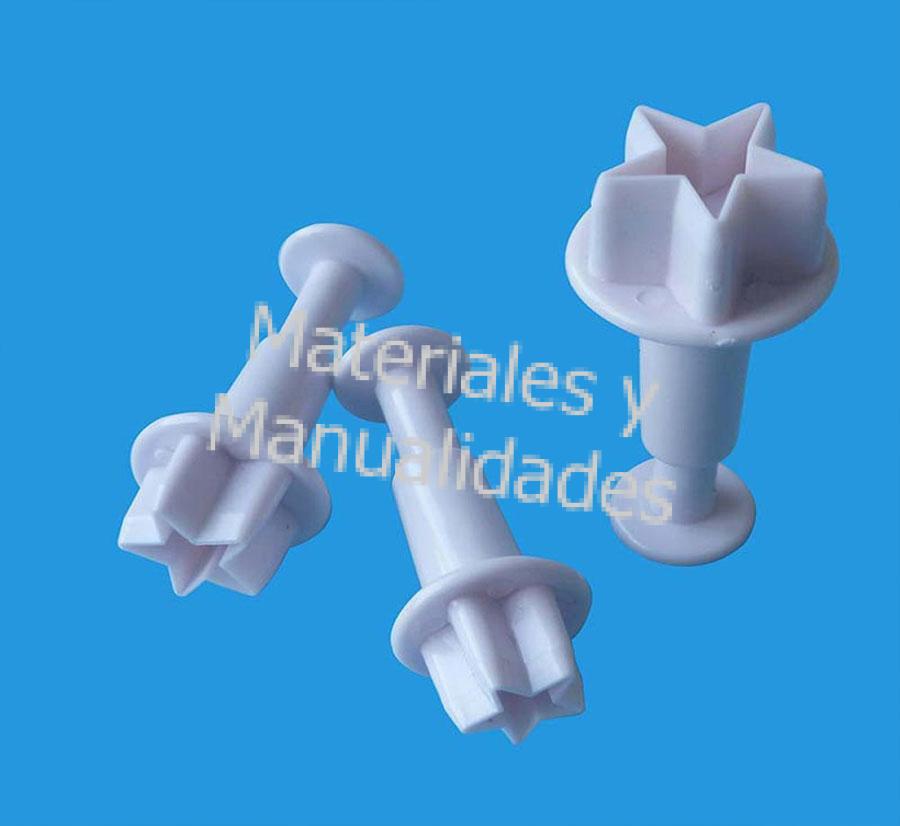 cortador de estrellas miniatura para decorar pasteles tortas pasta fria