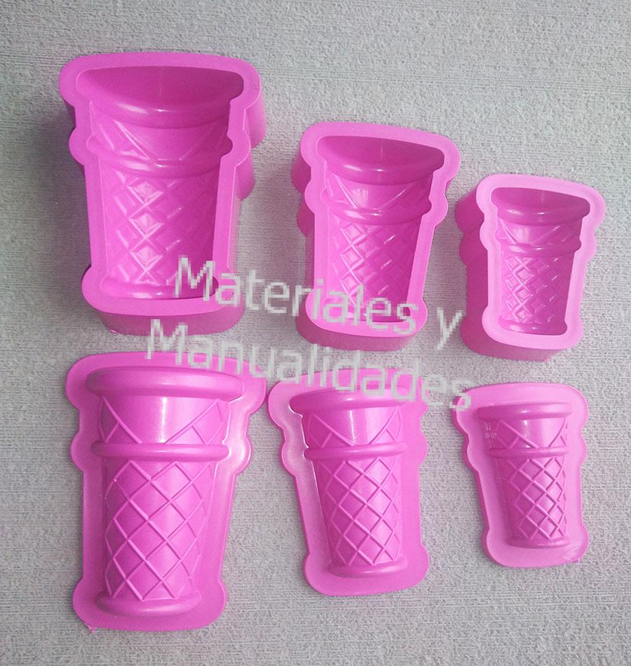Molde fomi barquillo galleta de helado