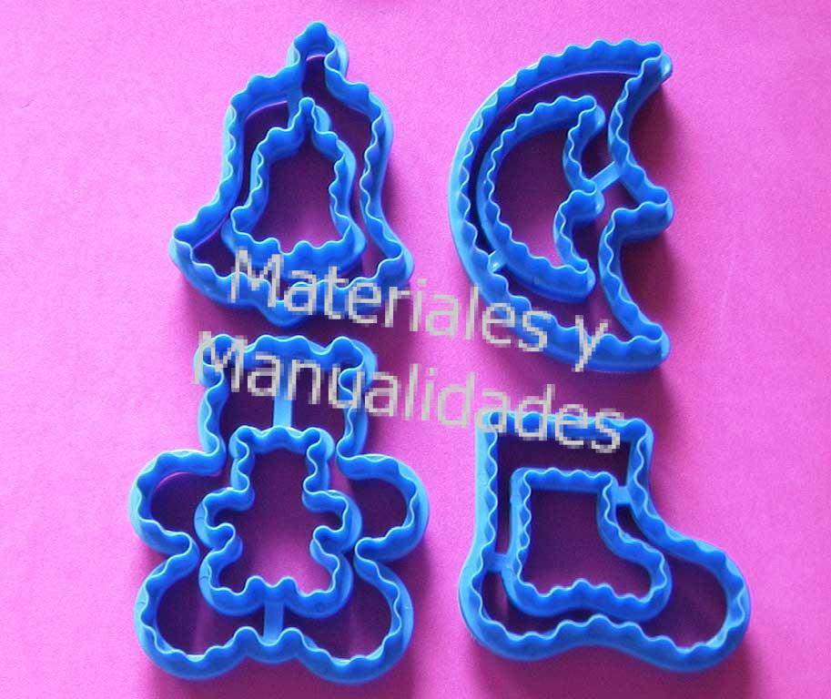 Cortador Figuras navidad para galletas masmelos gelatinas 