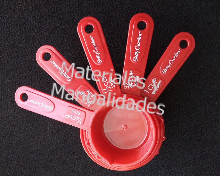 Set cucharas tazas medidorasherramientas para cocina y reposteria