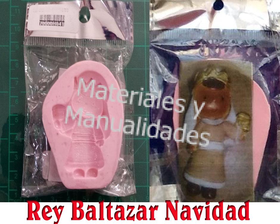 Molde en Silicona Rey Baltazar reyes magos navidad