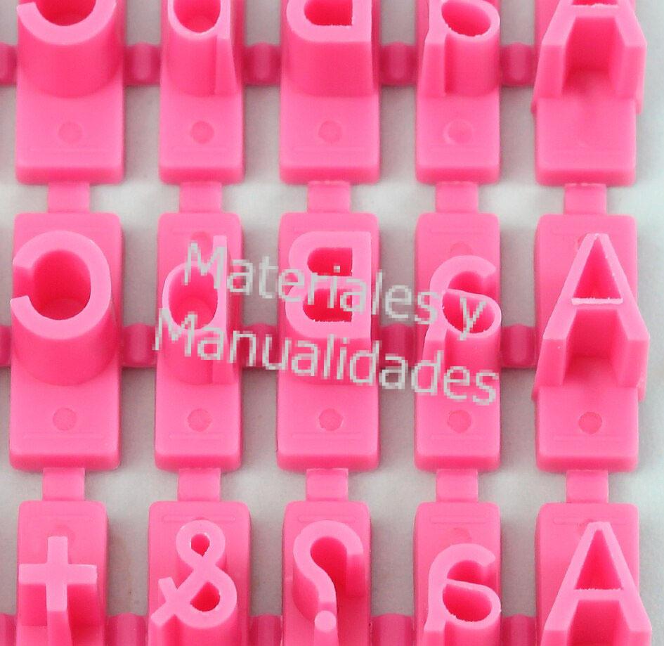 Molde expulsor impresion de abecedario letras para fondant