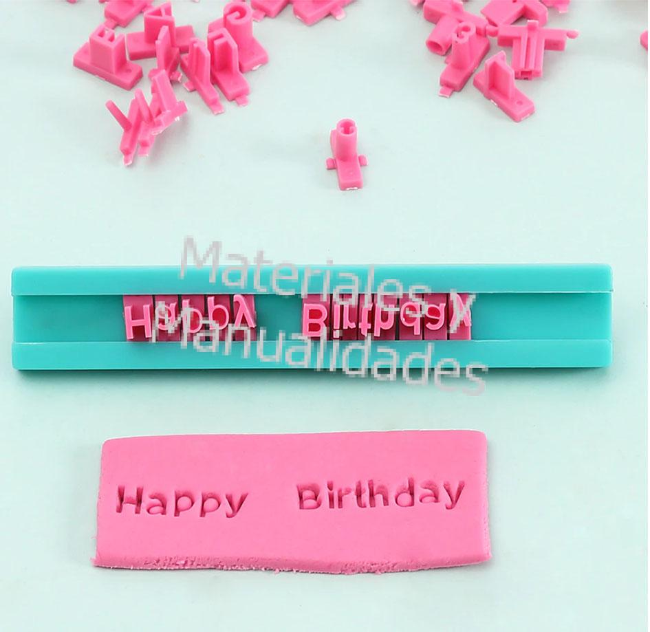 molde abecedario letras para fondant
