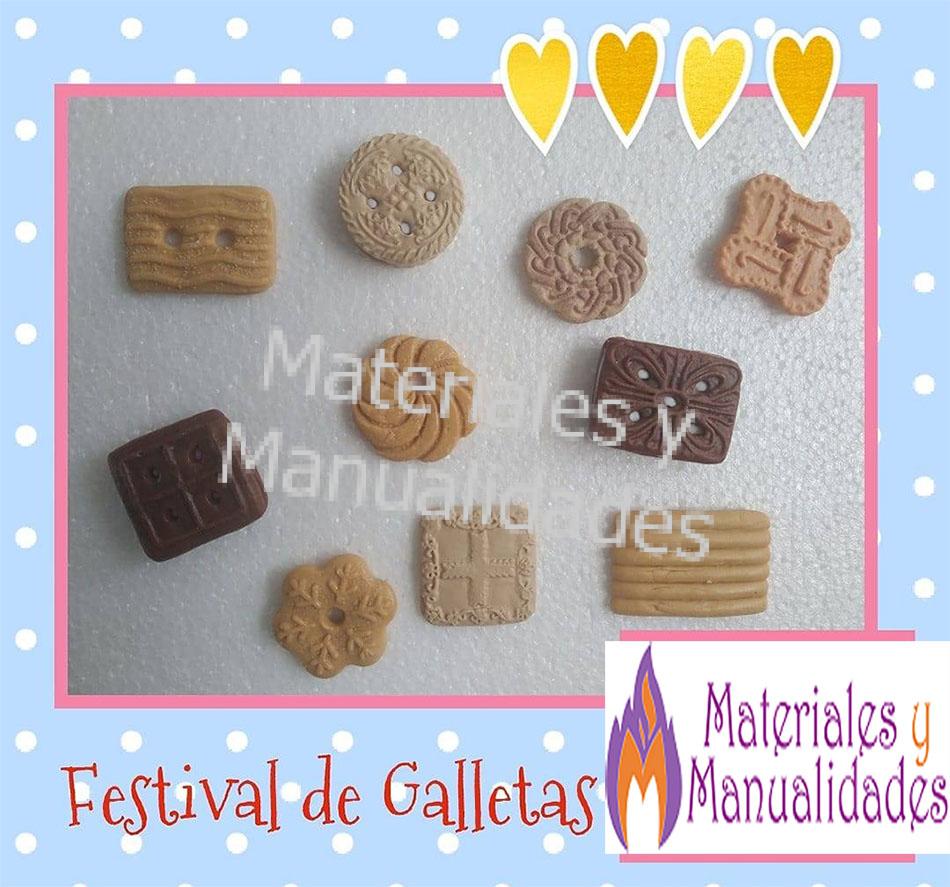 Molde en silicona forma de galleta para porcelanicrón fimo goma eva