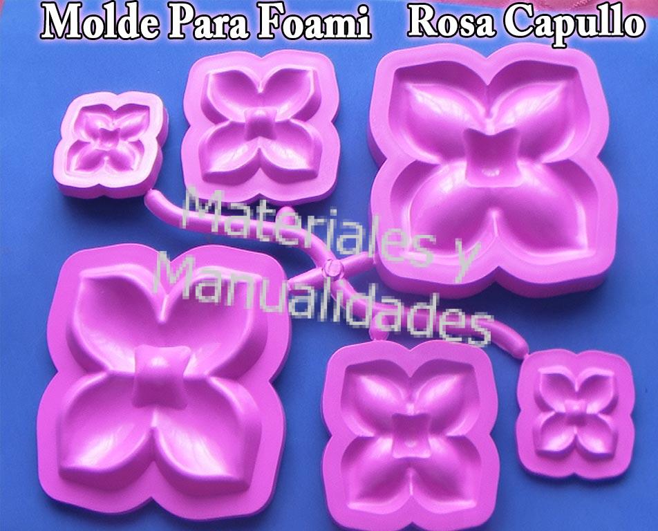 Molde foami flores rosas flores goma eva foami