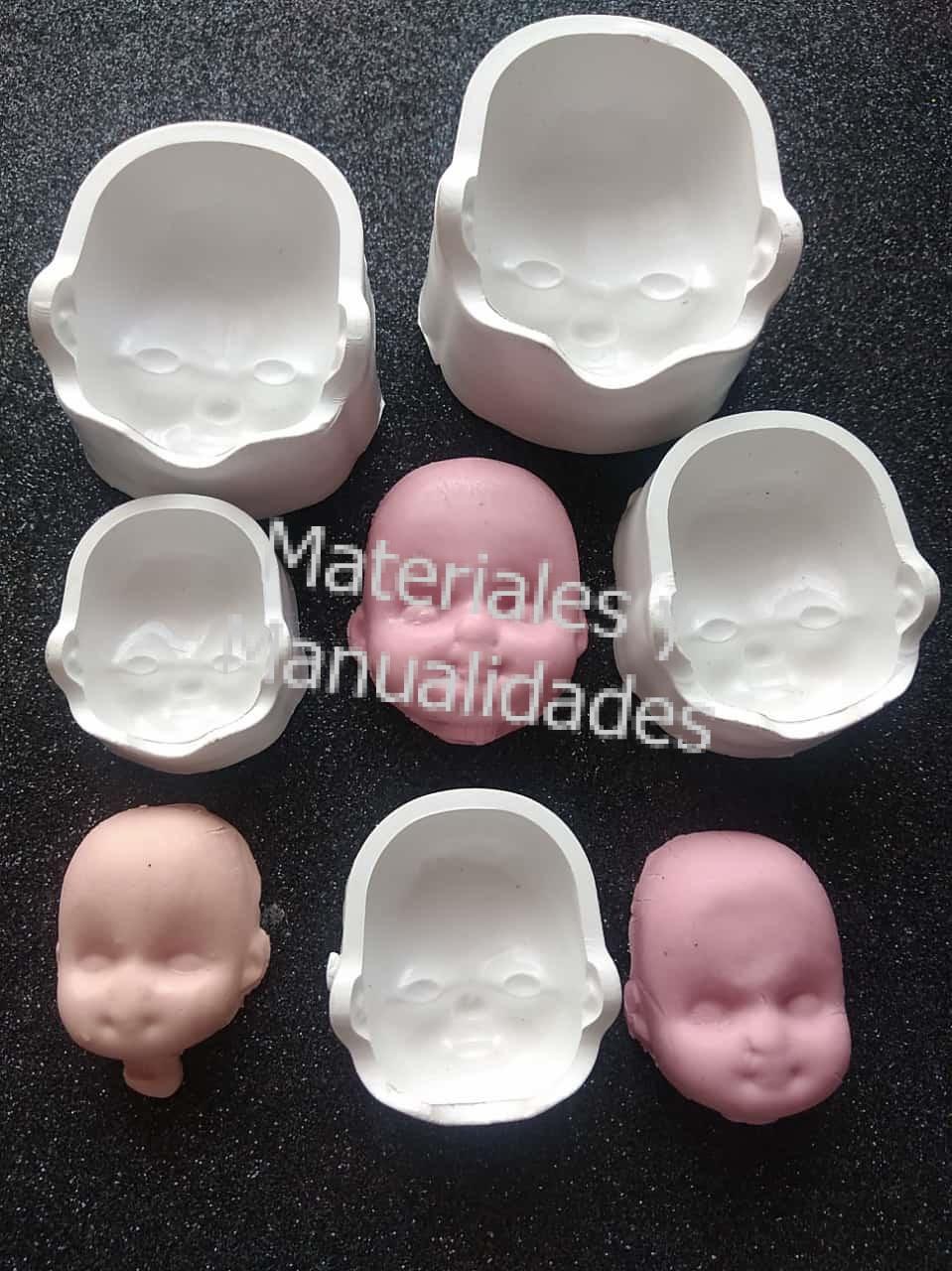 moldes caras para pasta fria 