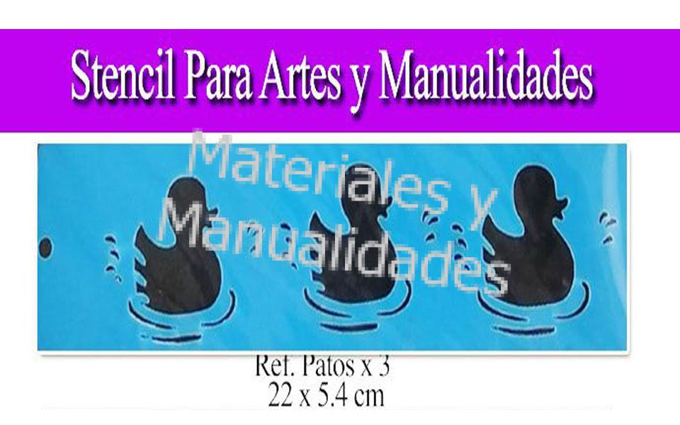 Stencil Plantilla pato animales aves Para Artes decorativas estarcido 