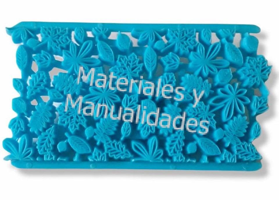 Molde plástico para marcar fondant galletas y tortas texturizar 