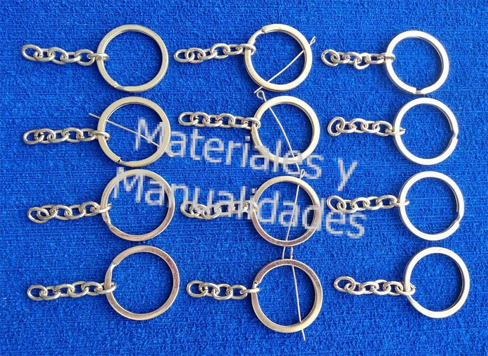 kit de argollas doradas concadena para recordatorios pasta fria