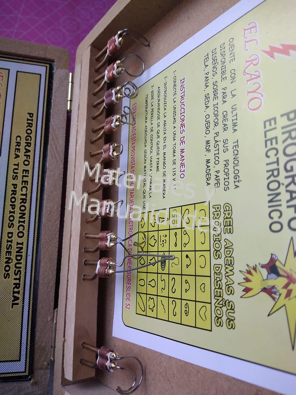 pirograbador para cuero foami tela manualidades