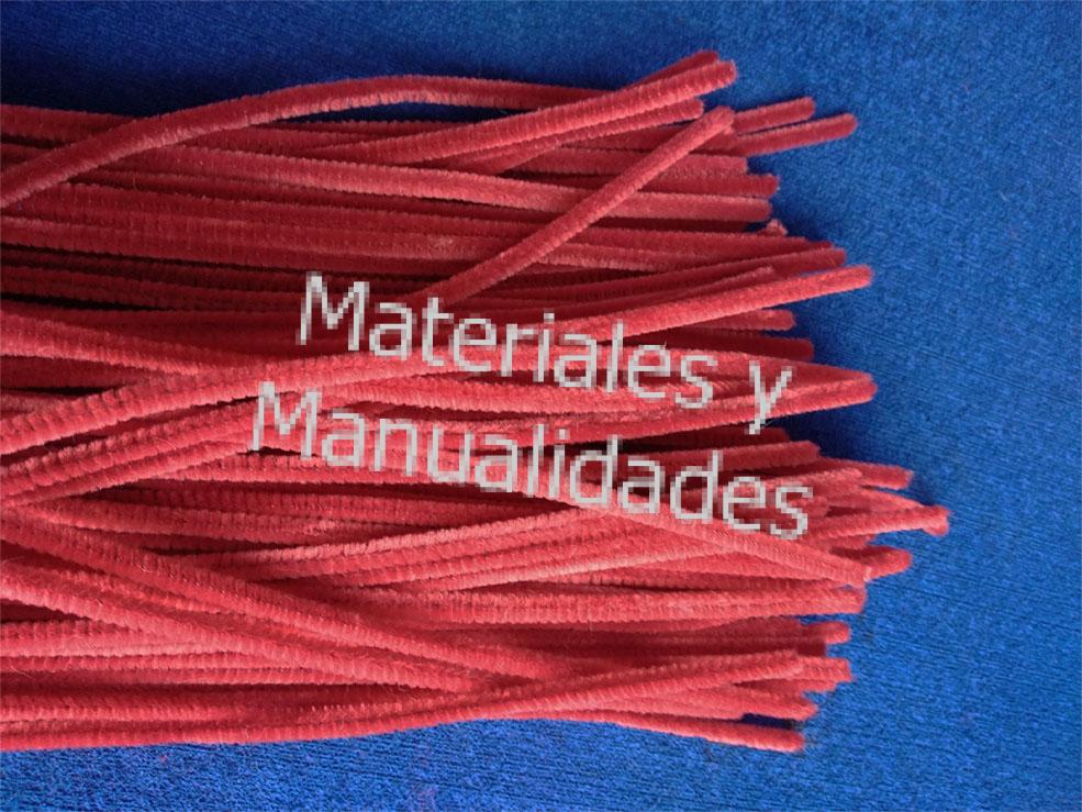 alambre gamuzado Limpia pipas para flores Chelines Gamuzados Verde pastel