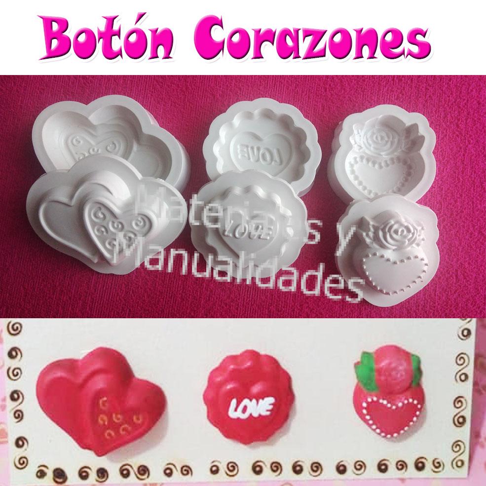 termoforma de fomy botón corazón
