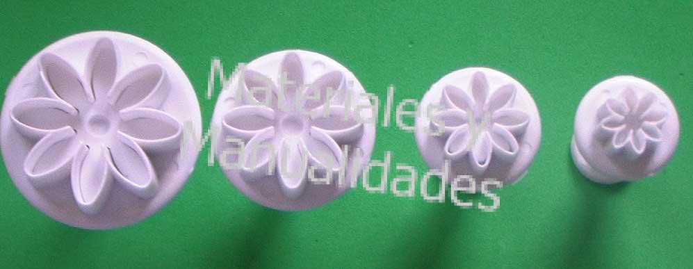 Cortador para fondant flores girasol margarita decora tortas