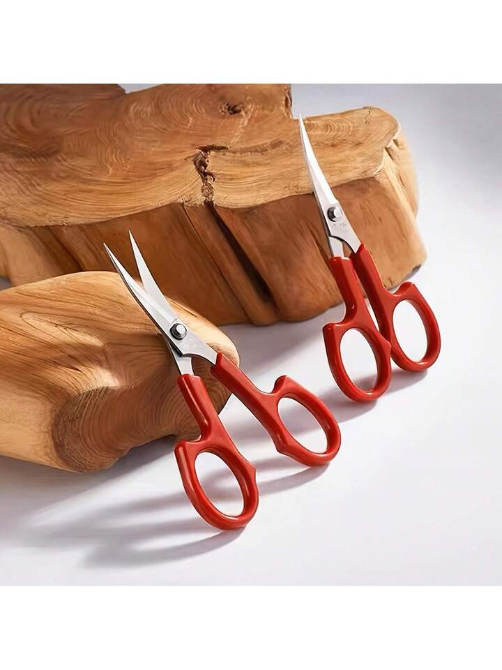 Tijera punta curva para coser costura papel bordados
