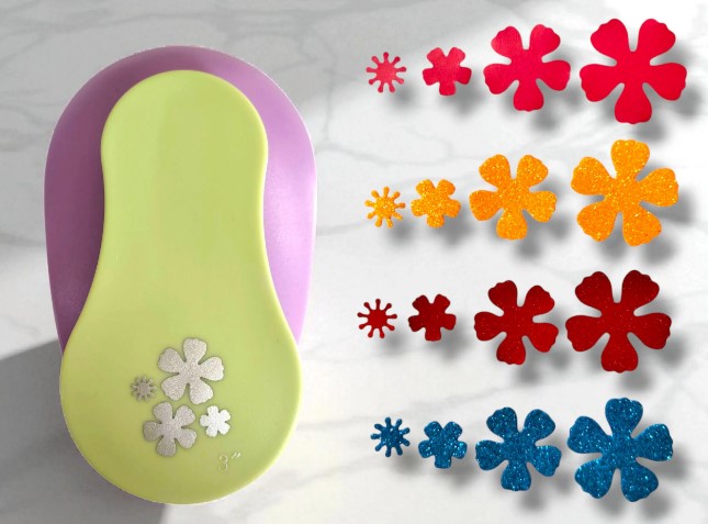 Troquel para uso en foamy y papel con un area de corte de 7.5 CM